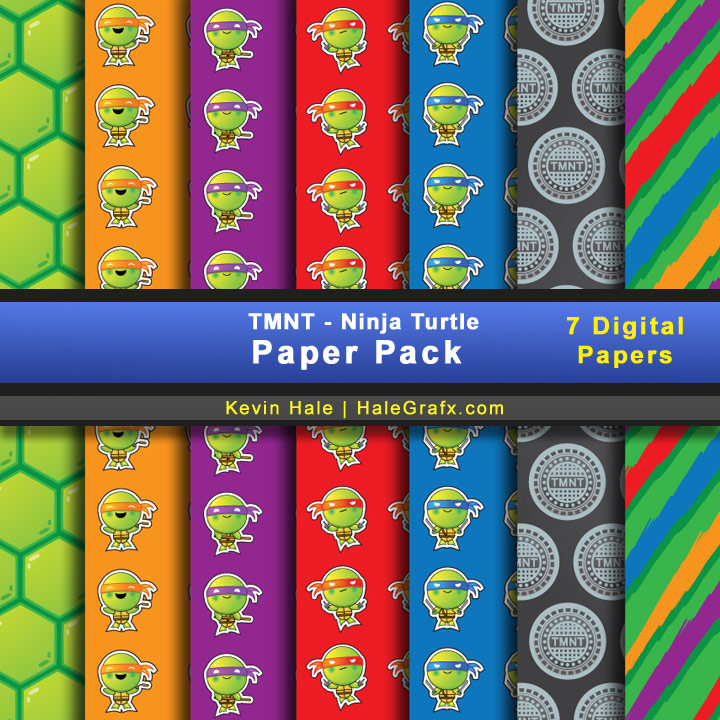 FREE TMNT Ninja Turtles Digital Paper Pack FREE TMNT Ninja Turtles Digital Paper Pack