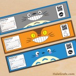 FREE Printable Totoro Water Bottle Labels
