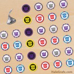 FREE Printable Transformers Hershey’s Kisses Stickers FREE Printable Transformers Hershey’s Kisses Stickers