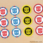 FREE Printable Transformers Cupcake Toppers FREE Printable Transformers Cupcake Toppers