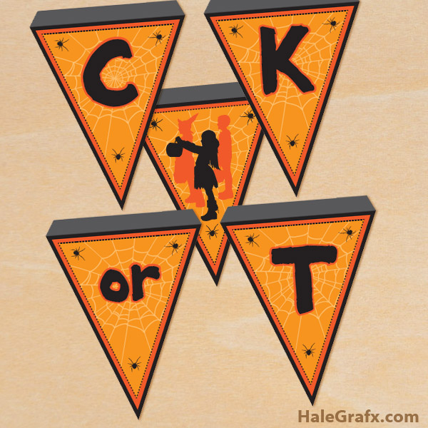 FREE Printable Halloween Trick or Treat Banner Pack FREE Printable Halloween Trick or Treat Banner Pack