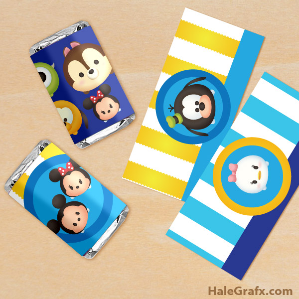 FREE Printable Tsum Tsum Mini Candy Bar Wrappers FREE Printable Tsum Tsum Mini Candy Bar Wrappers