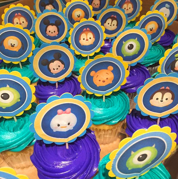 free printable Tsum Tsum cupcake toppers free printable Tsum Tsum cupcake toppers