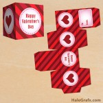 FREE Printable Valentine’s Day Striped Treat Box