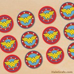 FREE Printable Wonder Woman Cupcake Toppers FREE Printable Wonder Woman Cupcake Toppers
