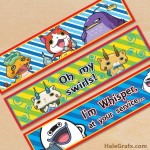 Free Printable Yo-kai Watch Water Bottle Labels