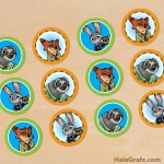 FREE Printable Zootopia Cupcake Toppers FREE Printable Zootopia Cupcake Toppers