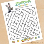 FREE Printable Zootopia Easter Maze FREE Printable Zootopia Easter Maze