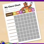 Free Printable Five Nights at Freddy’s Chore Chart