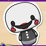 FREE Printable Five Nights at Freddy’s Marionette Puppet Sticker
