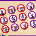 Free Printable Five Nights at Freddy’s Sister Location Cupcake Toppers