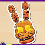 FREE Printable Five Nights at Freddy’s Halloween Jack-o-Bonnie Sticker FREE Printable Five Nights at Freddy’s Halloween Jack-o-Bonnie Sticker
