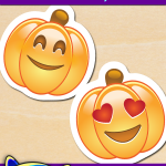 FREE Printable Jack-O’-Lantern Emojis Stickers