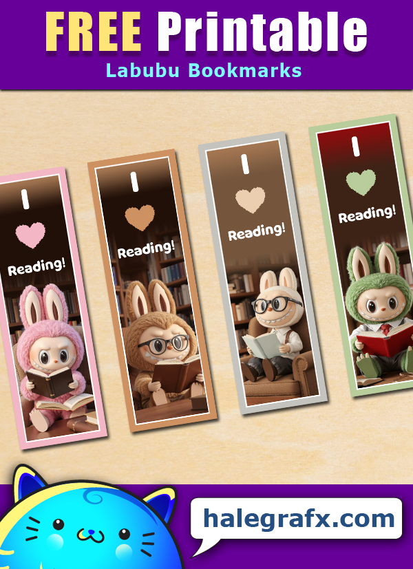 FREE Printable Labubu Bookmarks FREE Printable Labubu Bookmarks