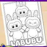 FREE Printable Labubu Coloring Page FREE Printable Labubu Coloring Page