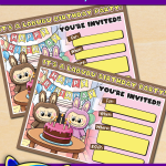 FREE Printable Labubu Birthday Party Invitation
