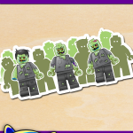 FREE Printable LEGO Zombie Horde sticker FREE Printable LEGO Zombie Horde sticker