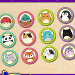 Free Printable Squishmallow Cupcake Toppers