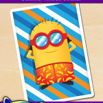 FREE Printable Summer Minion Sticker