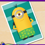 FREE Printable Summer Minion Sticker
